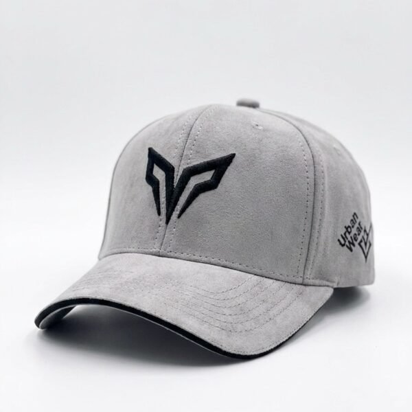 Ridge Suede Light Grey Baseball CAPLO Premium Cap CP04