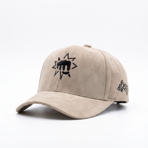 Knockout Suede Beige Baseball CAPLO Premium Cap CP22