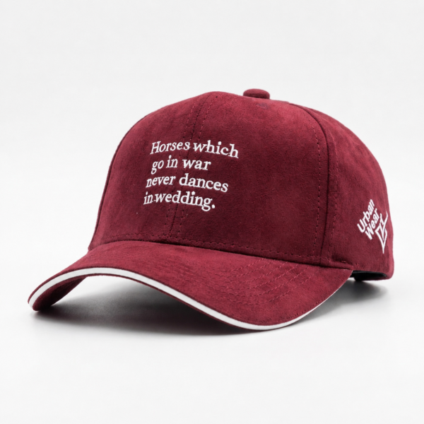 Warrior Suede Burgundy Baseball CAPLO Premium Cap CP10