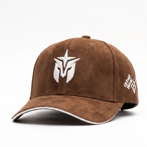 Spartan Suede Brown Baseball CAPLO Premium Cap CP13