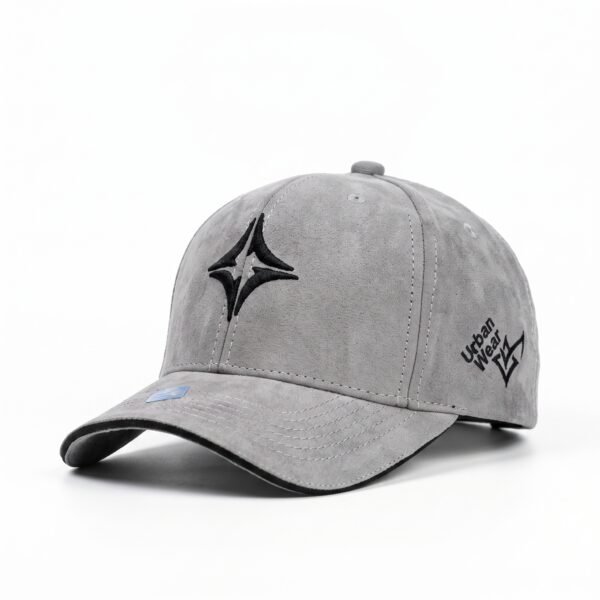 Stellar Suede Grey Baseball CAPLO Premium Cap CP11